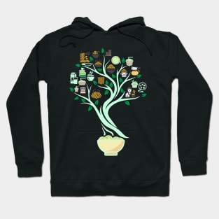 Noodles Ramen Food Tree Of Life Yoga Celtic Viking Yggdrasil Hoodie